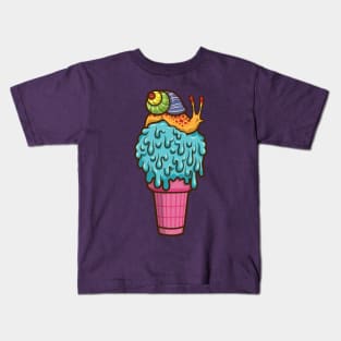 Crazy Snail Cone Kids T-Shirt